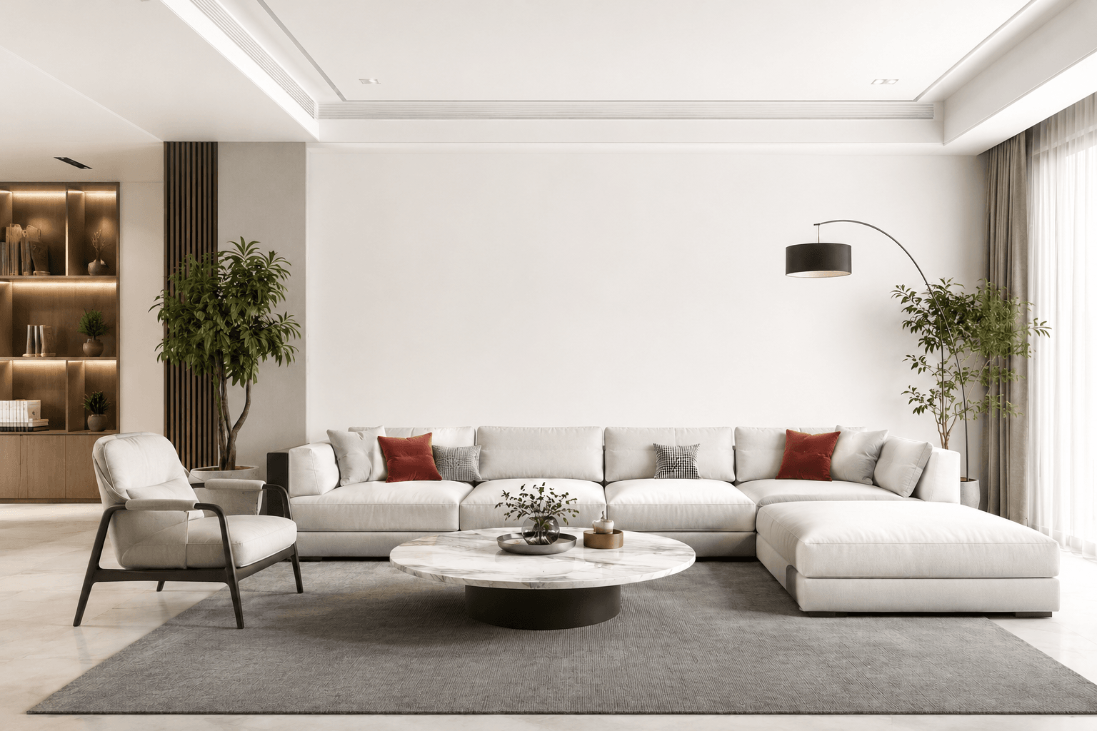 A finished Manya Interior & Designers home